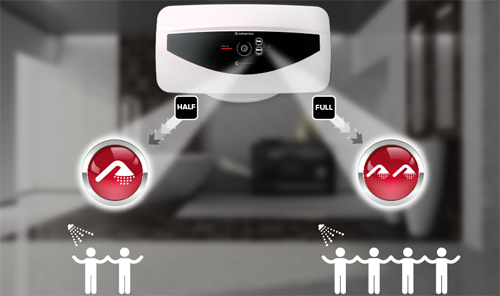 Bình nóng lạnh Ariston 30 lít SLIM có đèn báo nước nóng chuẩn bị