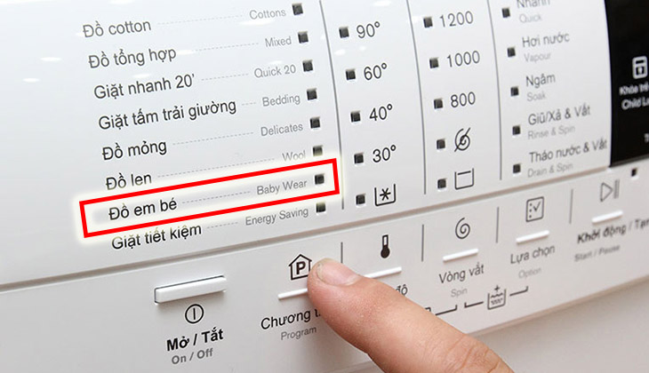 4 tiêu chí hàng đầu chọn mua máy giặt cho gia đình có em bé1