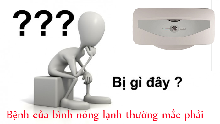 Bình nóng lạnh thường gặp những lỗi gì?