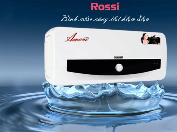 Bình nóng lạnh Rossi Amore RA 20 SQ sử dụng bộ chống rò điện ELCB siêu nhạy