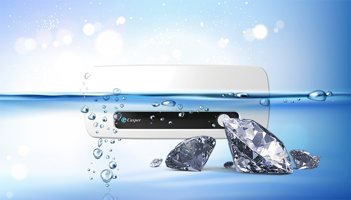 Bình nóng lạnh Casper sở hữu bình chứa tráng men kim cương có độ bền cao Bình nóng lạnh Casper sở hữu bình chứa tráng men kim cương có độ bền cao