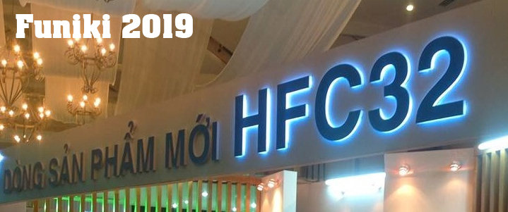 Model mới điều hòa Funiki gas R32 20195