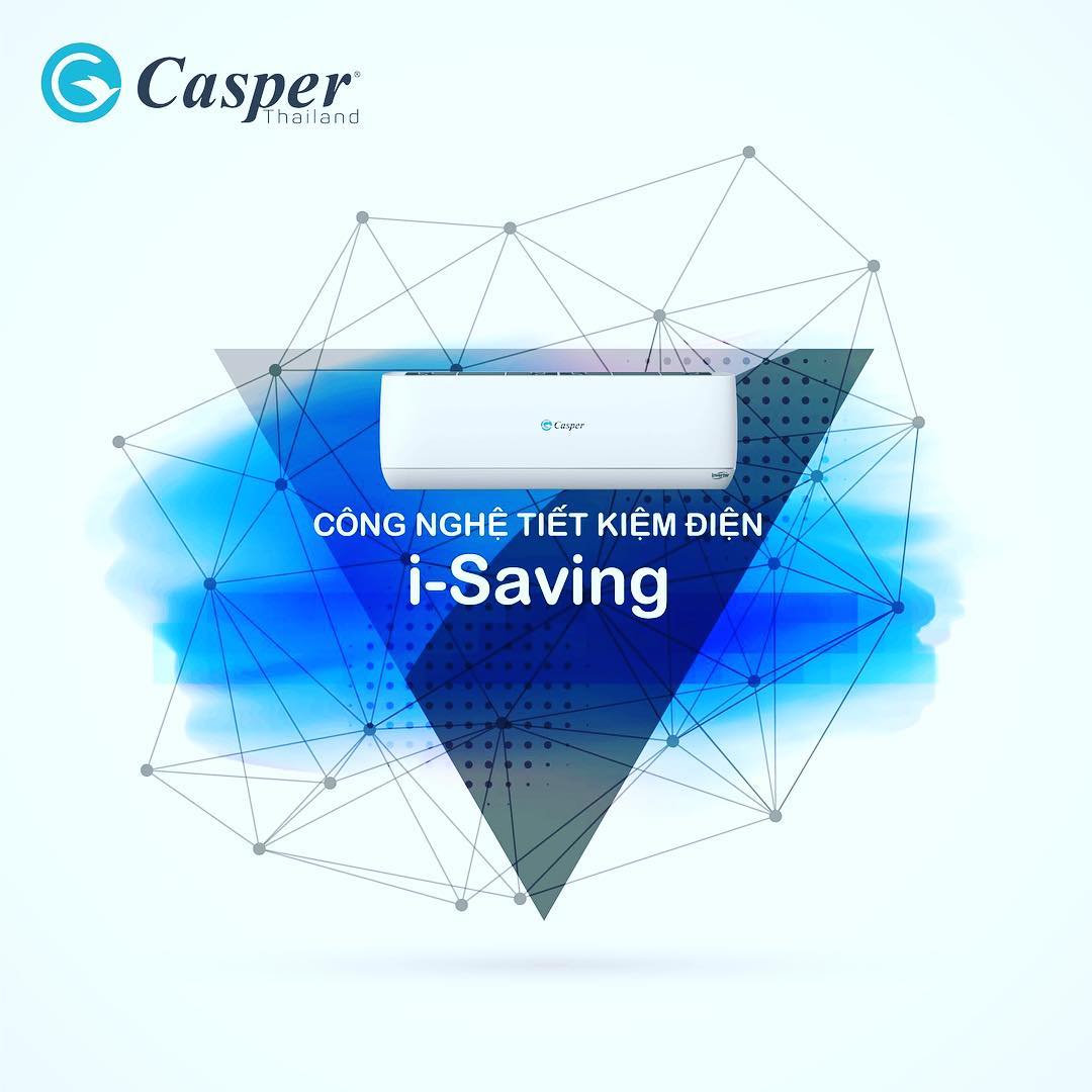 Điều hòa Casper ứng dụng công nghệ i-Saving tiết kiệm điện