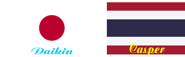 Mua điều hòa Casper Thái Lan hay Daikin Nhật Bản?1