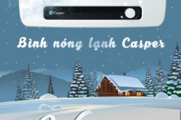 Bình nóng lạnh Casper SH-30TH11 – Xua tan cái lạnh giá trong mùa Đông