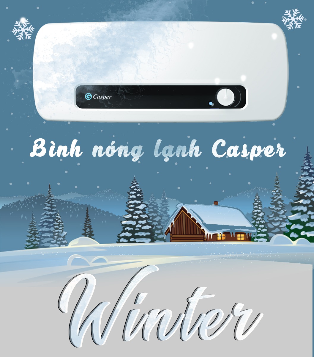 Bình nóng lạnh Casper SH-30TH11 - Xua tan cái lạnh giá trong mùa Đông