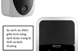 So sánh ưu điểm giữa bình nóng lạnh được trang bị Wifi và bình thường