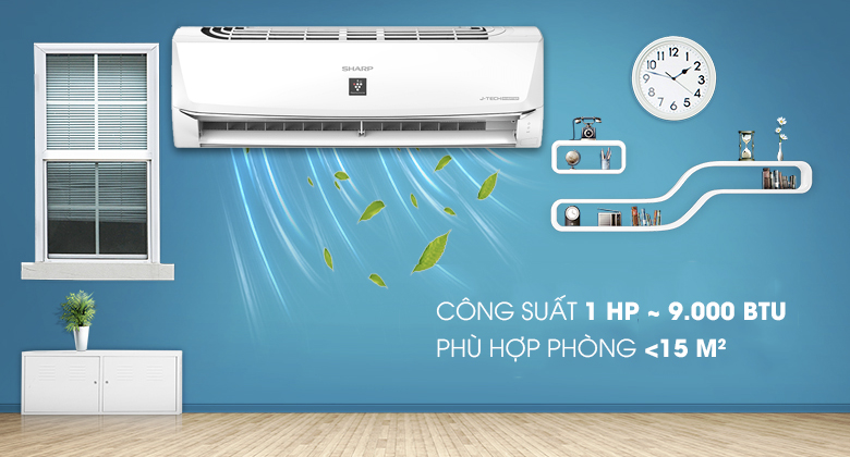 Máy lạnh Sharp Inverter 1 HP AH-XP10WHW Máy lạnh Sharp Inverter 1 HP AH-XP10WHW1