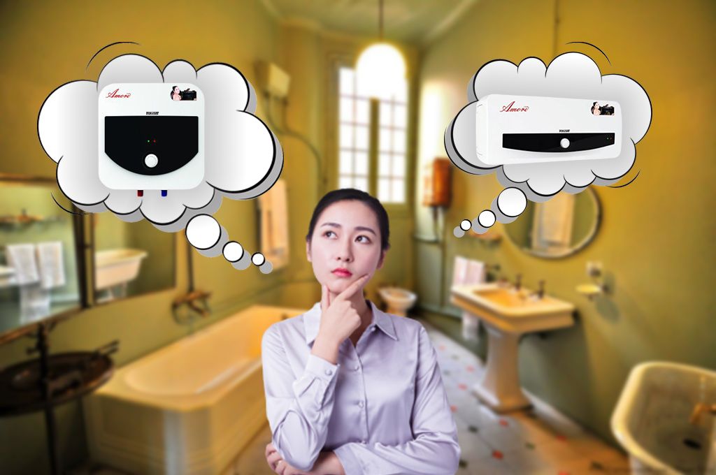 Nên mua bình nóng lạnh Rossi Amore RA-30SL hay Rossi Amore RA-30SQ 30 Lít ?