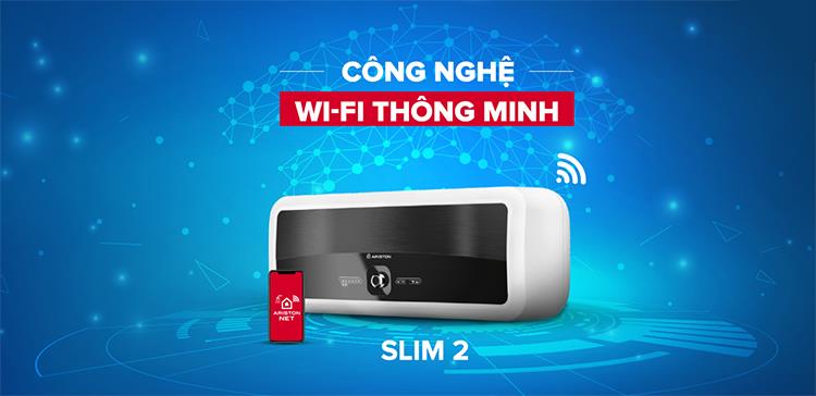Bình Nóng Lạnh Ariston Slim2 Lux Wifi 30LT 30 lít
