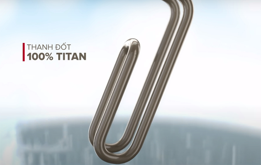 Thanh đốt tráng men Titan
