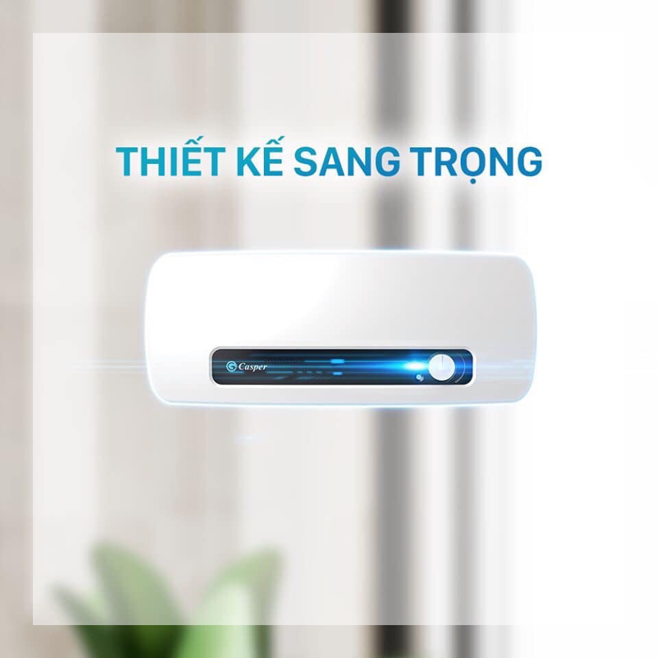 Thiết kế kiểu dáng hiện đại của bình nóng lạnh Casper 20 Lít và 30 Lít
