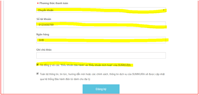 Hướng dẫn đăng ký bảo hành điện tử điều hòa Sumikura3