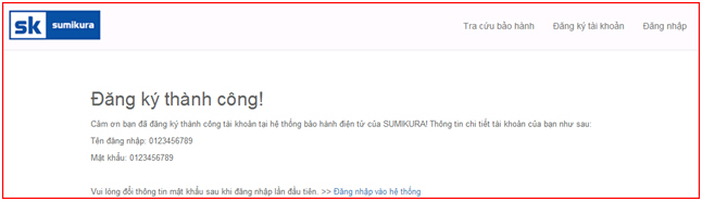 Hướng dẫn đăng ký bảo hành điện tử điều hòa Sumikura4