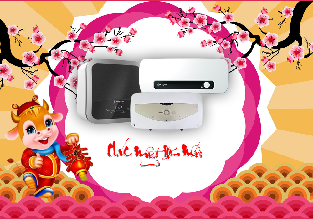 Chuẩn bị sắm bình nóng lạnh cho Xuân Tân Sửu 2021