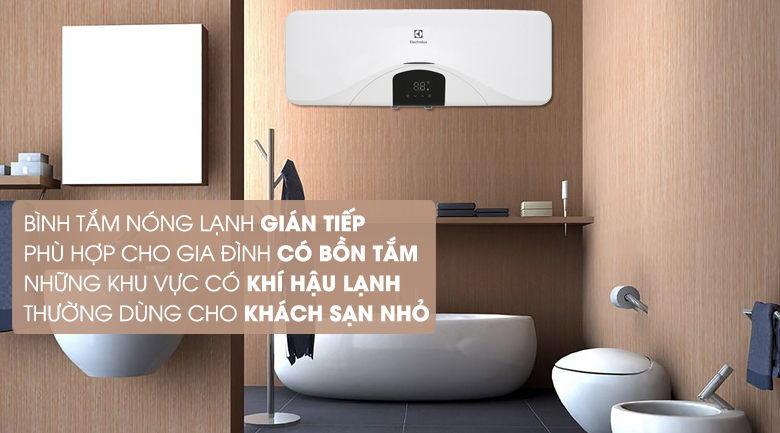 Bình nóng lạnh Electrolux 20 lít nhỏ gọn, tiện ích cho gia đình ít người