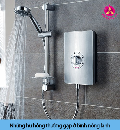 Những hư hỏng thường gặp ở bình nóng lạnh
