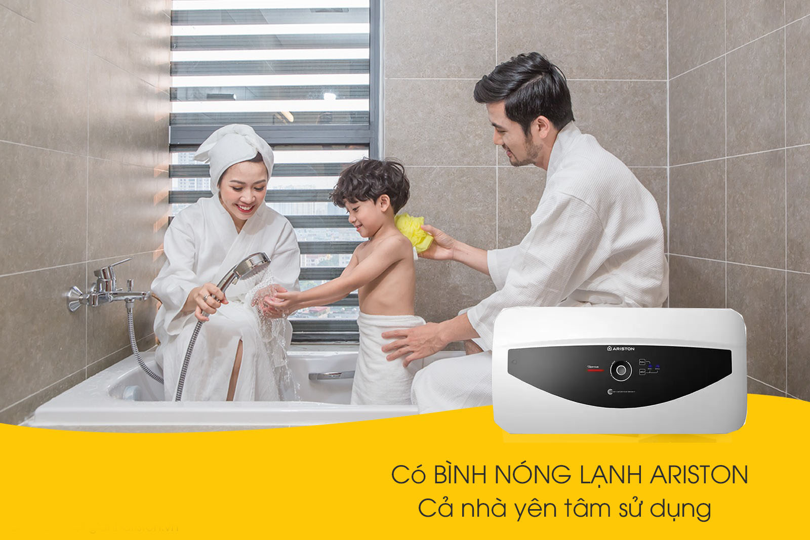 Lý do bình nóng lạnh Ariston được nhiều người tin dùng