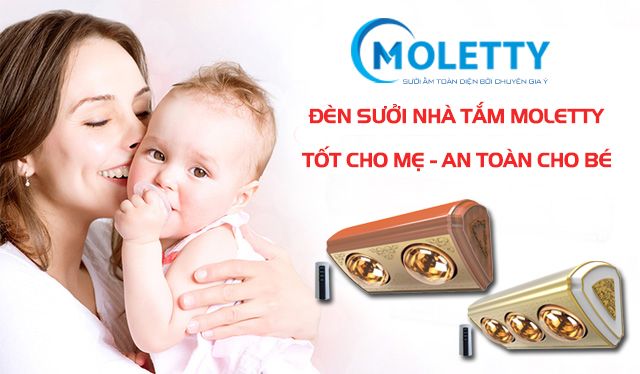Độ an toàn tuyệt đối của đèn sưởi Moeltty