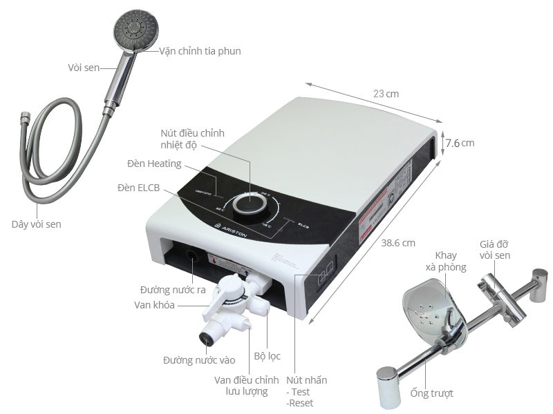 Máy nước nóng Ariston SMC45E-VN 4500W1