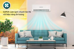 Điều hòa sunhouse 24000btu phù hợp với diện tích phòng bao nhiêu?