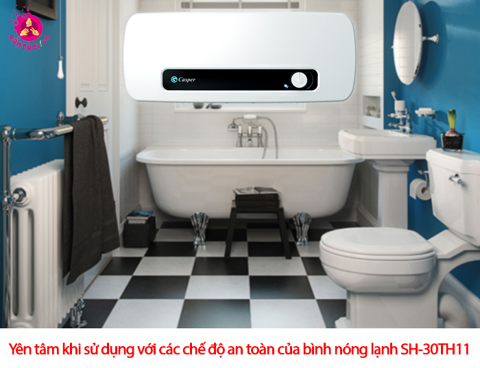 Yên tâm khi sử dụng với các chế độ an toàn của bình nóng lạnh SH-30TH11 Yên tâm khi sử dụng với các chế độ an toàn của bình nóng lạnh SH-30TH11