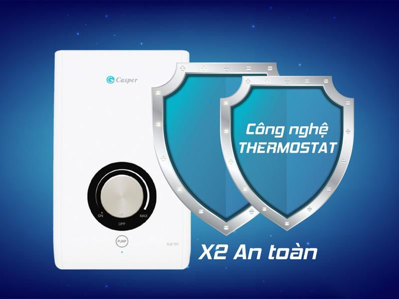 Công nghệ bảo vệ kép i-ELCB chống giật tự động ngắt chỉ trong vòng 0.1 giây