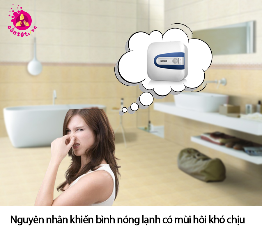 Nguyên nhân khiến bình nóng lạnh có mùi hôi khó chịu