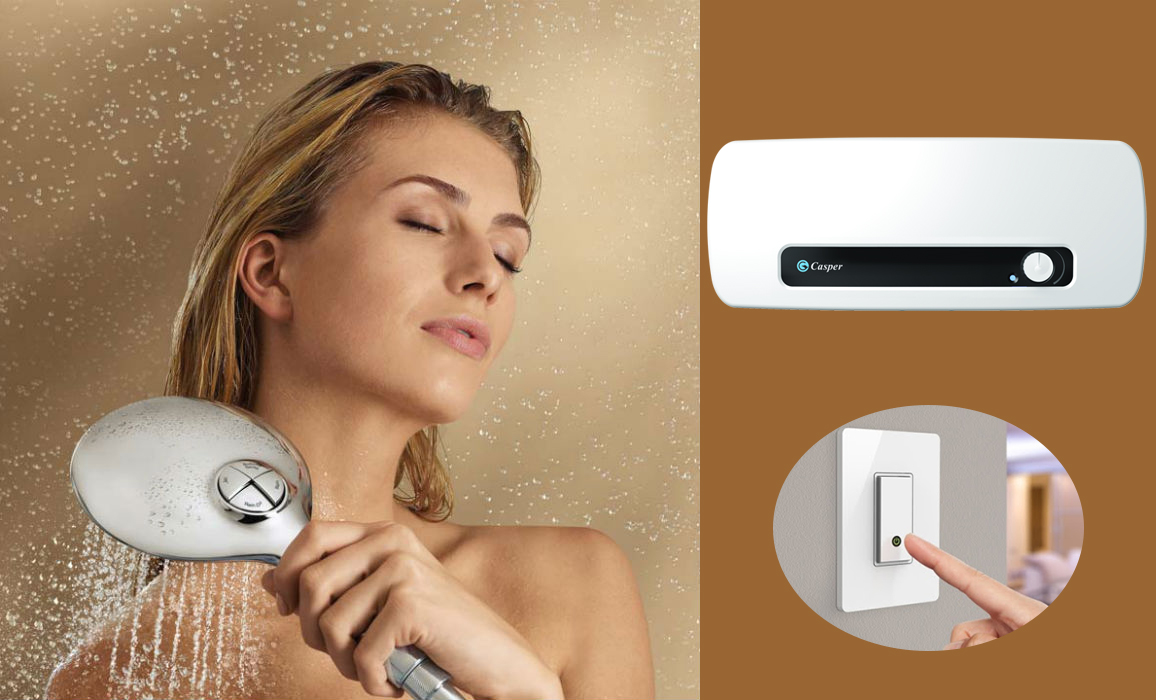 Vừa tắm vừa bật bình nóng lạnh