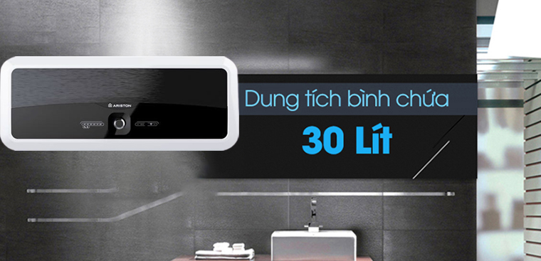 Dùng bình nóng lạnh Ariston tiết kiệm điện hơn với dung tích phù hợp