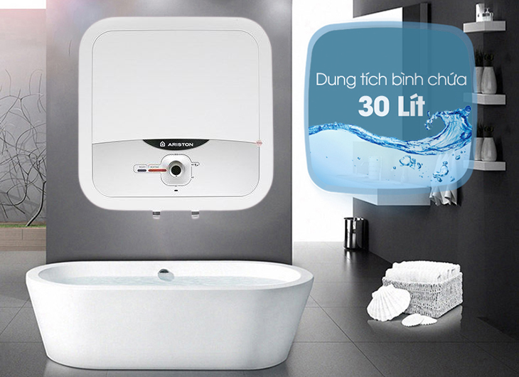 Mua bình nóng lạnh Ariston dựa vào dung tích