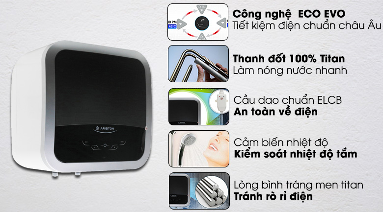 Tính năng nổi bật của bình nóng lạnh Ariston AN2 30 TOP WIFI