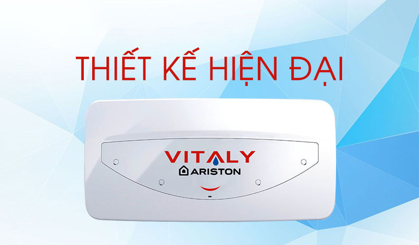 Về thiết kế của bình nóng lạnh Ariston Vitaly 20 SL