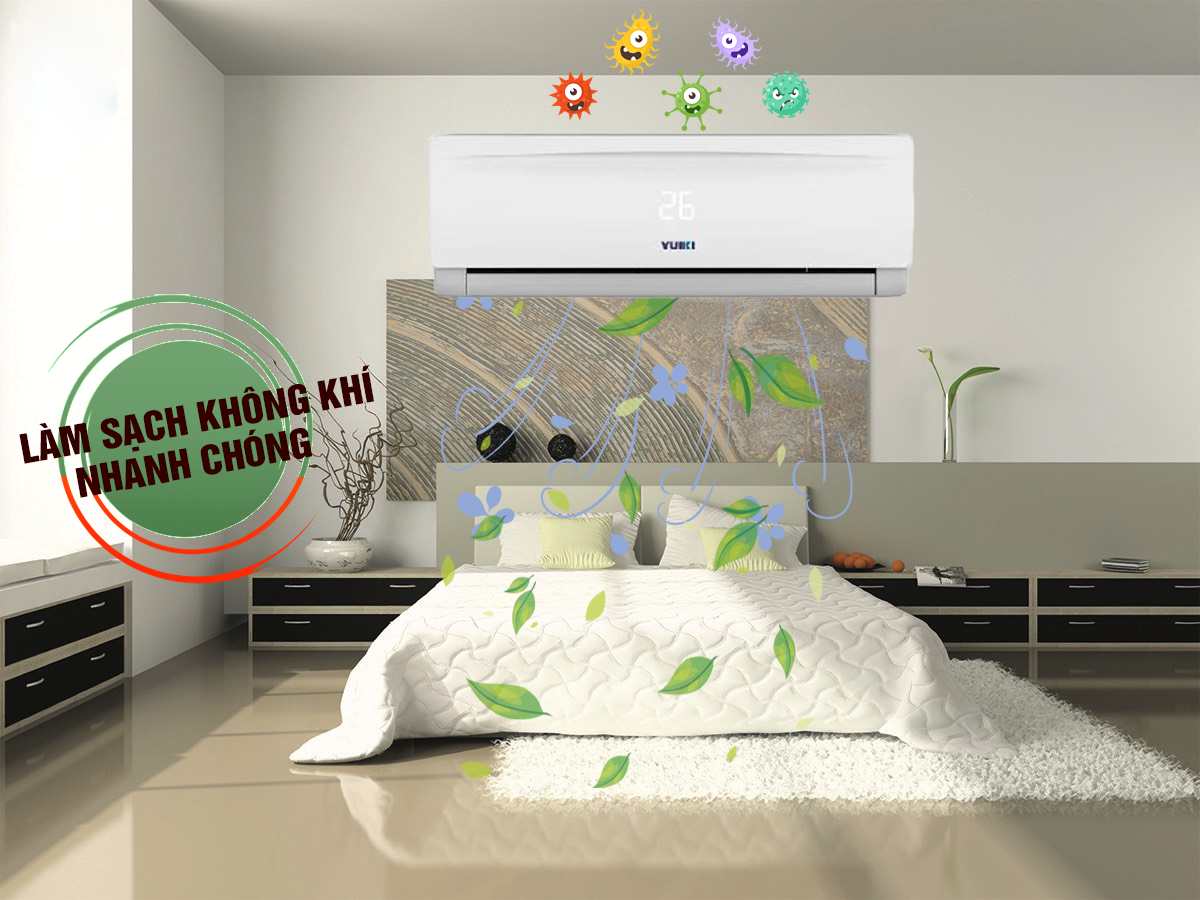 Lọc sạch vi khuẩn và bụi bẩn