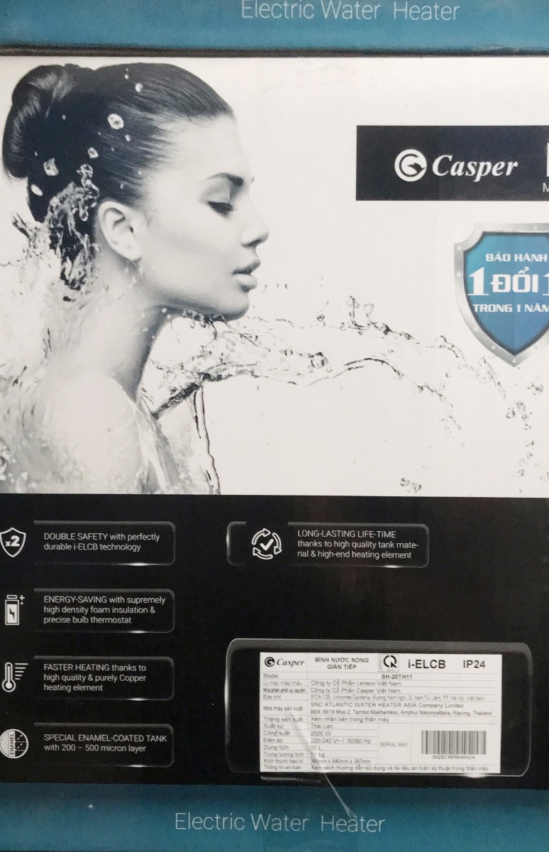 Khi mua bình nóng lạnh Casper SH-20TH11 cần chú ý điều gì?