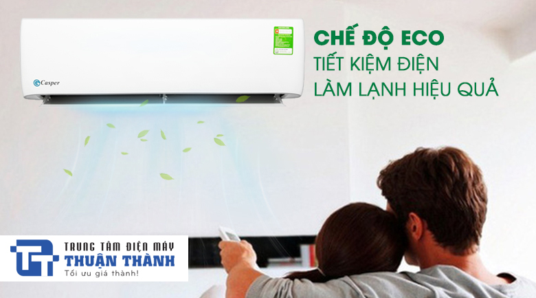 Công nghệ Eco của Điều hòa Casper LC-09TL32 giúp tiết kiệm điện năng tối đa