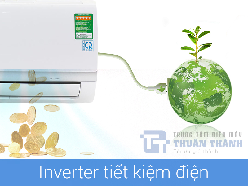 Công nghệ Inverter của điều hòa HC-24IA32 24000BTU giúp tiết kiệm điện năng tối đa
