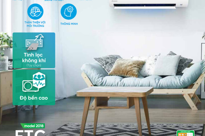 Điều Hòa Daikin FTC50NV1V – Dấu Ấn Bản Sắc Của Daikin !