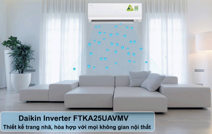 Điều Hòa Daikin Inverter FTKA25 – Quá Xứng Đáng Với Giá !