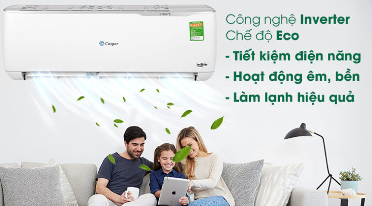 Điều hòa Casper 18000BTU 1 chiều IC-18TL32 tiết kiệm điện