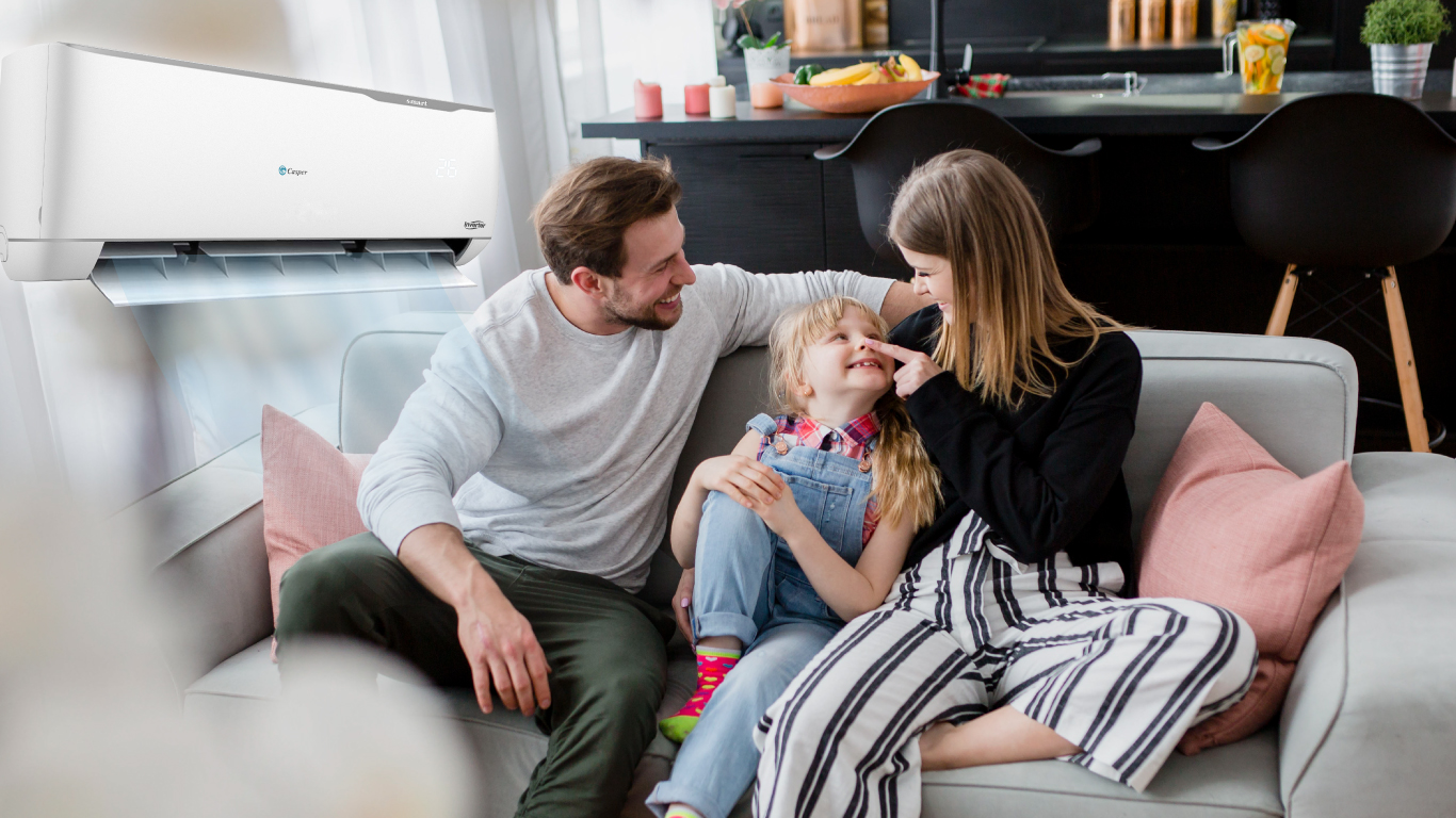 điều hòa Casper 12000BTU 1 chiều inverter GC-12TL3 thiết kế