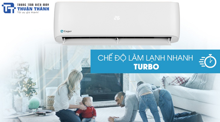 Khi kích hoạt chế độ làm lạnh nhanh của điều hòa Casper có tốn điện không?