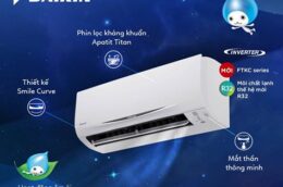 Điều Hòa Daikin FTKC35UAVMV Công Suất 12000BTU Giá 11.190.000đ !