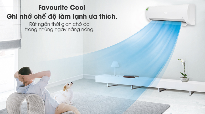 Điều hòa Midea 9000BTU 1 chiều inverter MSMAIII-10CRDN1 làm lạnh với favourite cool