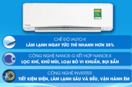 Mua Điều Hòa Panasonic CU/CS-XPU9WKH-8 Inverter 1 Chiều 9000 BTU Quà Tặng Lớn !