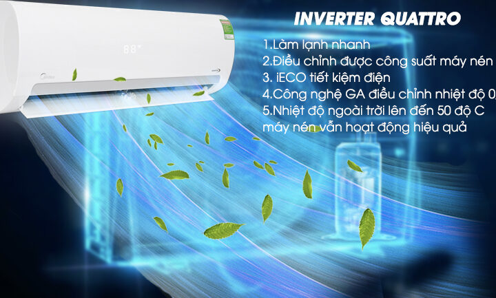Điều Hòa Midea MSMAIII-13CRDN1 Inverter 12000BTU 1 Chiều Giá Rẻ Sở Hữu Những Gì ?