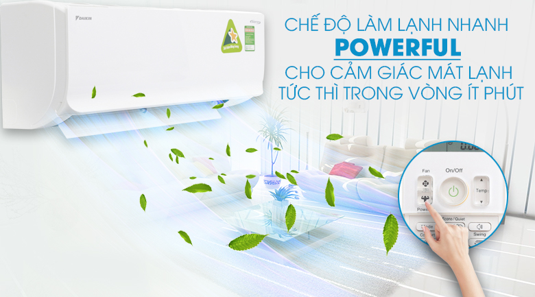 Điều hòa Daikin FTKC25UAVMV powerful