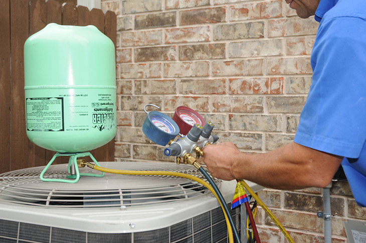Điều hòa hết gas
