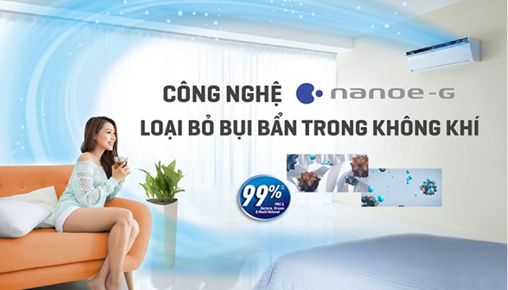 Điều hòa lọc sạch không khí Panasonic CU/CS-XPU9WKH-8 Inverter 1 Chiều 9000 BTU