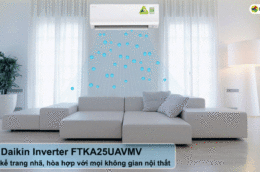 Điều hòa Daikin 9000BTU 1 chiều FTKA25UAVMV Inverter tiết kiệm điện và tinh lọc không khí